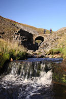 09-8299 Waterfall and Bridge Swinner Gill Yorkshire Dales